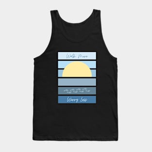 Walk More Worry Less Blues Tank Top